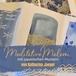 Meditative Malerei mit japanischen Mustern von Katharina Jaeger-image