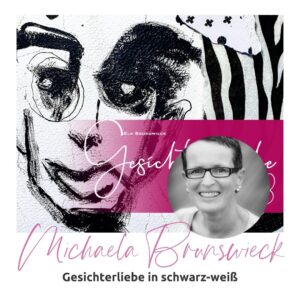 Gesichterliebe in Schwarzweiß von Michaela Brunswieck-image