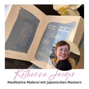 Meditative Malerei mit japanischen Mustern von Katharina Jaeger-image